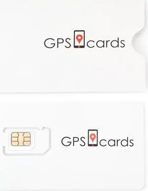 GPS.cards SIM for PomCell Car GPS Tracker service + Mobile APP + Save History