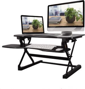 TygerClaw TYDS10020BLK Height-adjustable Standing Desk