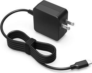 45W Type C AC Charger Fit for Samsung Chromebook Pro Plus XE513C24 XE510C24 XE510C25 XE521QAB Plus V2 XE520QAB Plus LTE XE525QBB XE513C24-K01US XE521QAB-K02 Laptop Power Adapter Cord