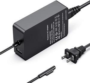 Surface Laptop Charger, 44W 15V 2.58A Adapter Power Compatible with Microsoft Surface, Surface Book, Surface Go, New Surface Pro 7/6/5/4/3/X, Surface Tablet Chargers & Adapters