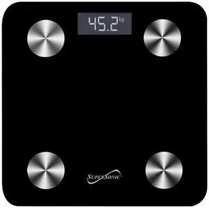 Supersonic Bluetooth Fitness Weight Smart Scale Tracker Body Composition Analyzer SC-851BTS