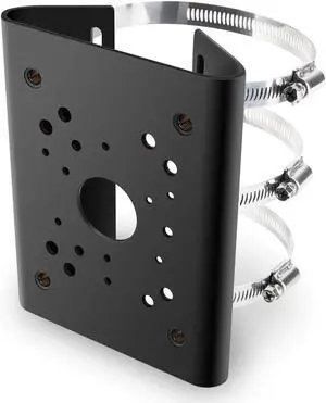 Amcrest AMCPFA150-B Pole Mount Bracket, Compatible w/AMCPFA134, AMCPFA136, AMCPFA13A, AMCPFA120, IP2M-850E, IP2M-853EW, IP2M-858W & IP4M-1053EW.