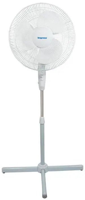 Impress 16 Inch Oscillating 3 Speeds Stand Fan IM-716W