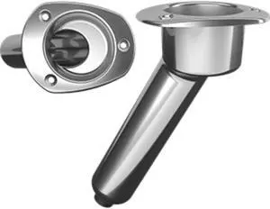 MATE SERIES SS ROD & CUP HOLDER 30 DEGREE DRAIN W/