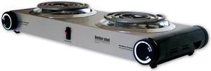 Better Chef IM-302DB Stainless Steel Dual Electric Burner