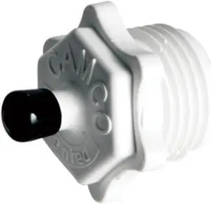 CAMCO BLOW OUT PLUG PLASTIC SCREWS INTO WATER INLET