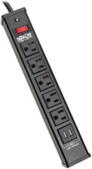 TRIPP LITE TLM526USBB 6.0 Feet 5 Outlets 450 Joules Surge Protector