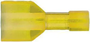Install Bay Ynmd250F Fully Insulated Male Quick Disconnect Cable, 100-Pack ,12 - 10 Gauge