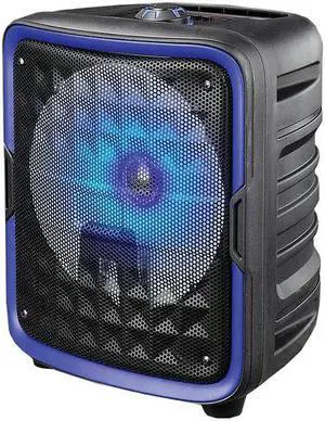 Supersonic 8” Bluetooth Speaker with True Wireless Technology IQ-6608DJBT Blue
