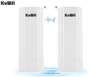 KuWfi 5.8G Outdoor Wifi Repeater 900Mbps Wireless Router Long Range Access Point to Point 5KM Gigabit Wireless Bridge For Camera