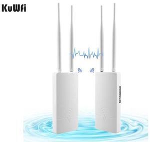 KuWFi 5G 1200Mbps High Power Wifi Extender Wifi Amplifier Dual Dand 2.4G/5G Outdoor AP Router Wireless Extender WiFi Coverage