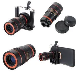 Universal 8X Zoom Optical Lens Mobile Phone Telescope Camera for Moblie Phone New Universal Clip Eightfold Magnifier Mobile Phone Lens Universal 8X Zoom Optical Lens Mobile Phone Telescope Camera for Moblie Phone New Universal Clip Eightfold Magnifier Mobile Phone Lens