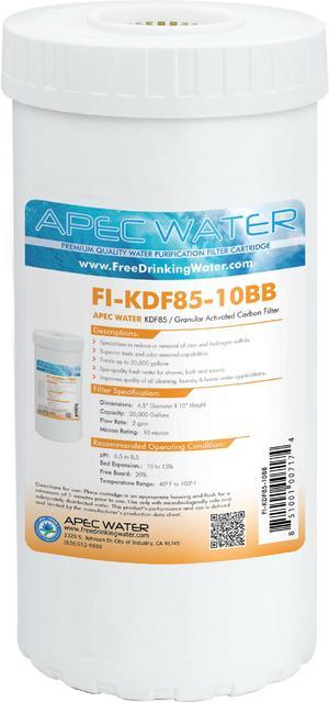 APEC FI-KDF85-10BB factory Iron Hydrogen Sulfide Reduction Replacement Water Filter NEW