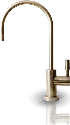 APEC Drinking Water Faucet with Non Air Gap For Reverse Osmosis Filter System in Antique Brass (FAUCET-CD-AB)