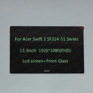 14" FHD Lcd Screen+Front Glass Assembly for Acer Swift 3 SF314-51