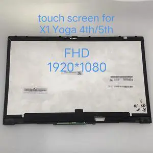 FHD Lcd Touch Screen Assembly for Lenovo Thinkpad X1 Yoga 4th Gen 5M10Z37048