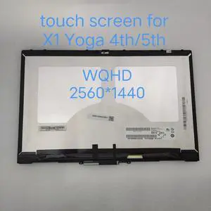 WQHD Lcd Touch Screen Assembly for Lenovo Thinkpad X1 Yoga 4th Gen /5th Gen