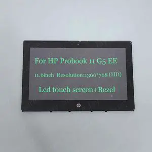 11.6" HD LCD Touch Screen +Bezel Assembly for HP ProBook x360 11 G5 EE