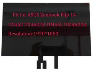 14inch FHD Lcd Touch Screen Assembly for ASUS ZenBook Flip 14 UX462 UX463 UM462