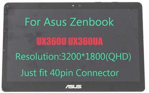 13.3 QHD LCD Screen+Touch Digitizer Assembly for Asus Zenbook UX360U UX360UA