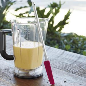 RSVP Smoothie Spatula with Stainless Steel Handle, 14 inches
