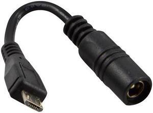 DC Barrel Jack to Micro-USB B Male Connector Adapter 5V Power Cable 5.5mm/2.1mm