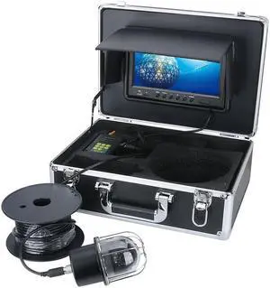 9 Inch DVR Recorder 20m Underwater Fishing Video Camera Fish Finder IP68 Waterproof 20 LEDs 360 Degree Rotating Dome  Rotating Panoramic viewing Camera