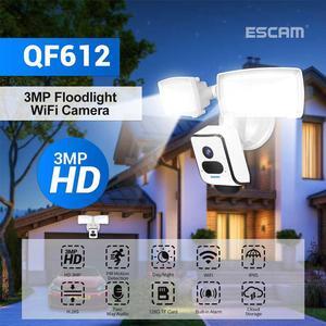 Garden  garage Yard PIR motion detection WIFI two-way voice H.265 smart dual night vision Mobile alarm Full HD 3MP outdoor camera IP66 cloud storage Light