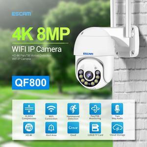 Auto Tracking AI Humanoid Detection Pan/Tilt Cloud Storage WiFi IP Camera 8MP