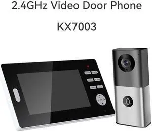 2.4GHz wireless outdoor unlock control Night visual Hold to talk,take photo/video Doorbell Camera