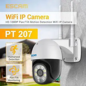 2MP WIFI HD PTZ Smart Home Dual Light Outdoor Surveillance IP Camera Pan 355° Tilt 90° AI Humanoid Motion Detection Alarm Full Color Night Vision 2-Way Audio App Push Sound Alarm Security wifi Camera