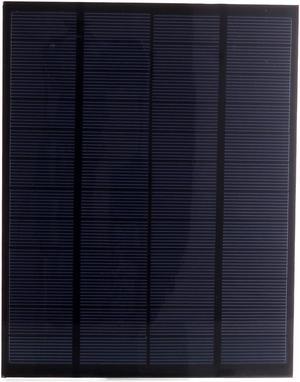 5.5W 12V 430mA Solar Panel Epoxy Coated Monocrystalline Sunpower Solar Cell