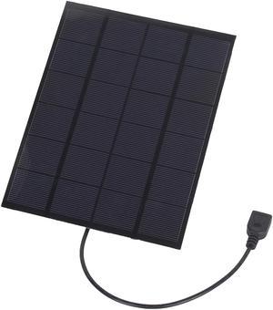 5.5W 5V 860mA Portable Solar Panel Smartphone Charger USB Output Power Bank