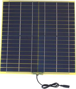 15W 18V 850mA Glass Fiber Solar Cell Solar Panel For 12V Car Battery Charger