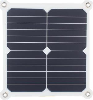 11W 5V 2A Portable Solar Panel Cellphone Charger Powerbank Double USB Output