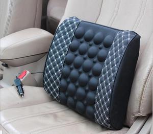Car Electric Massage Cushion Lumbar Car Seat Back Cushion Waist Support Backrest