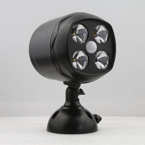 LED Solar Power PIR Motion Sensor LED Wall Light Outdoor Fence Garden Yard Lamp