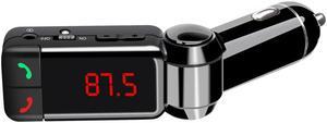 FM Transmitter Car Wireless Bluetooth Music/Handsfree Calls for iPhone/Android