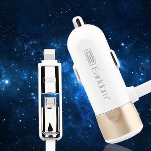 5V 3.4A Micro USB 8PIN Ports Car Charger Adaptor for iPhone Samsung Android Phone