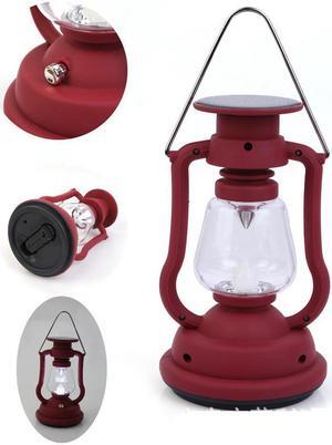 Hot Outdoor Solar Powered Bright LED Hand Crank Camping Lantern Light Lamp