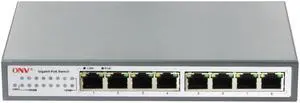 ONV-POE33084P-at 8-Port Gigabit PoE Switch with 4 Gigabit PoE Ports Network Switch