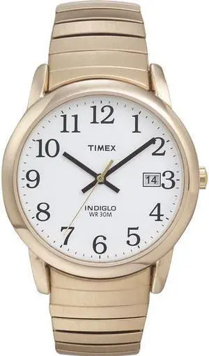 Timex Men's Gold Plated Stainless Steel Stainless Steel Case Quartz Watch T2N090