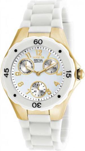 Invicta 18796 Women's Chronograph White Polyurethane Flame Fusion Watch