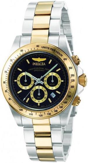 Invicta Speedway Men's 39.5mm Chronograph Gold Tone Steel Bracelet Watch 9224