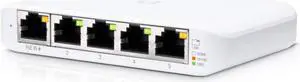 Ubiquiti Networks UniFi USW-Flex-Mini Managed 5-Port Gigabit Switch with USB-C Power Adapter 5-Pack USW-Flex-Mini-5