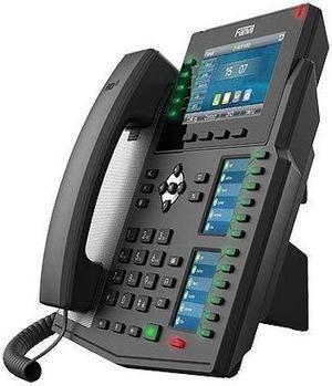 Fanvil X6U 6 line Ultra-Elegant Gigabit Triple Color Screen Phone,60 DSS X6U