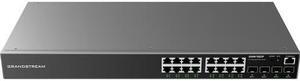 Grandstream Enterprise Layer 2+ Managed Network Switch, 16 x GigE, 4 x SFP GWN7802