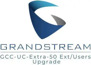 Grandstream Upgrade for additional 50 users/extensions (up to 200 total users/exts) UC-Extra-50 Ext/Users Upgrade
