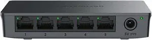 Grandstream Layer 2 Unmanaged Switch, 5 x GigE, Plastic Case GWN7700