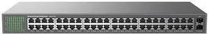 Grandstream Unmanaged Network Switch, 48 x GigE, 2 x SFP GWN7706